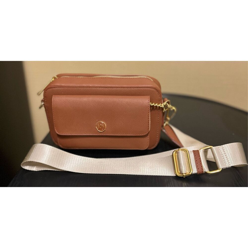Joy Clean and Chic Leather Crossbody Bag Plus Card Case
